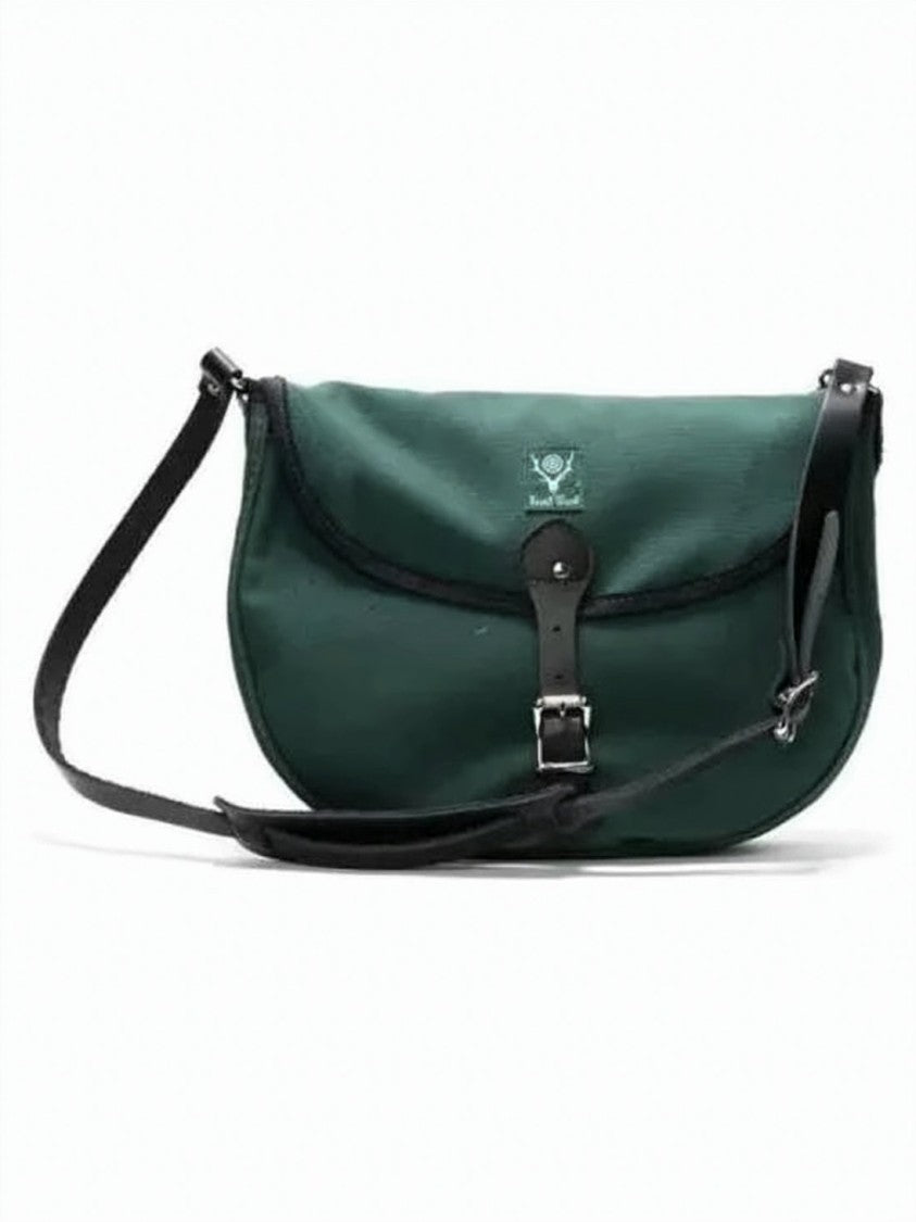 South2 West8 Curved Flap Crossbody Bag With Adjustable Leather Strap