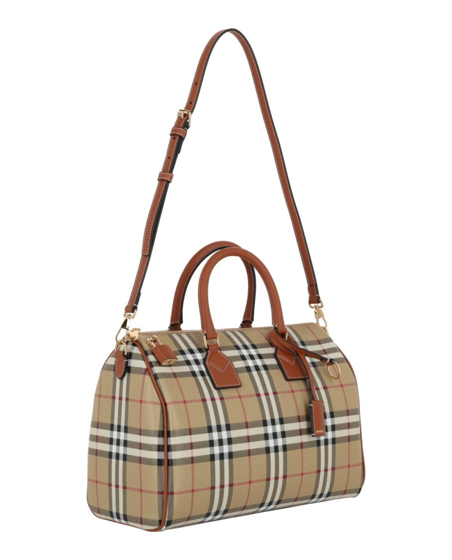 Burberry Medium Check Bowling Bag