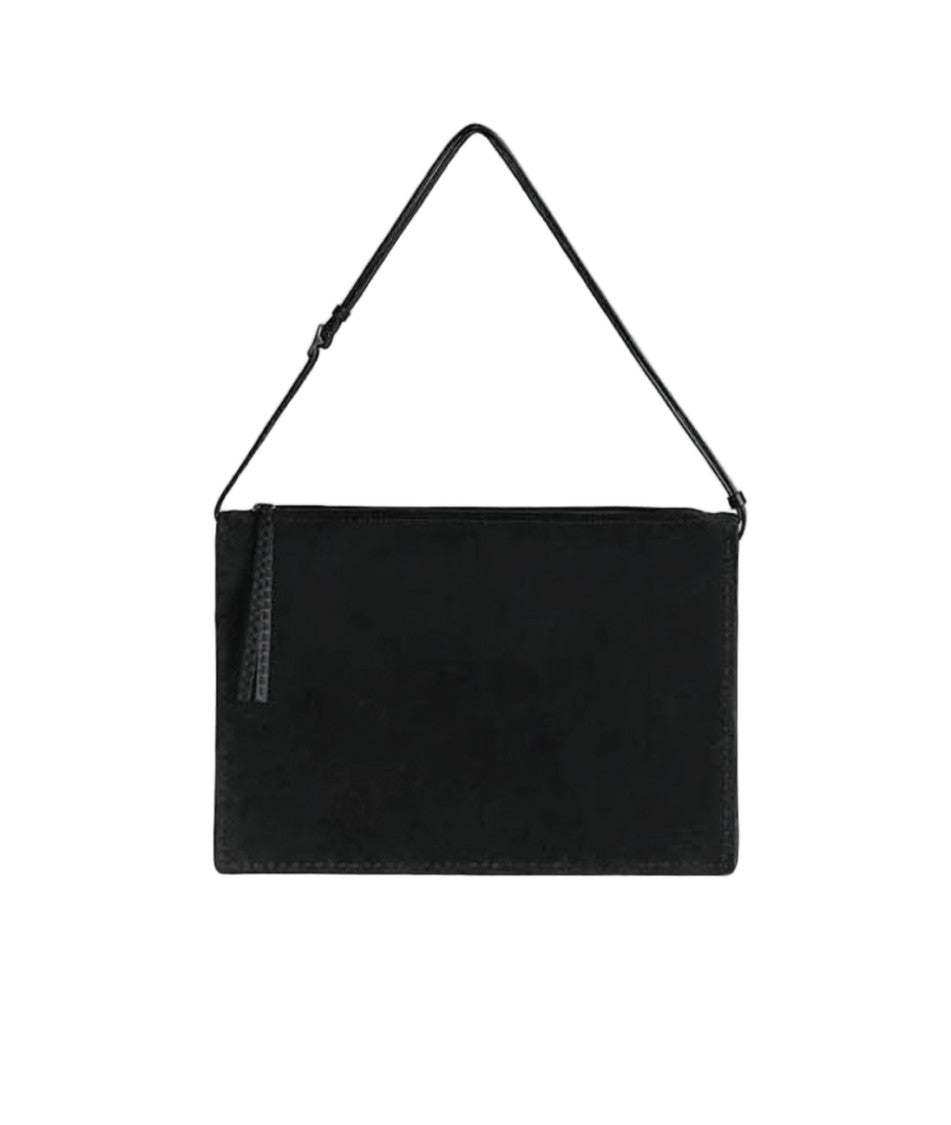 Phoebe Philo Rectangular Cowhide Leather Clutch With Lambskin Lining
