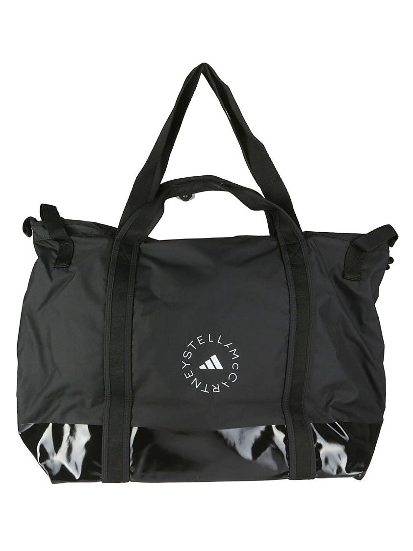 Adidas By Stella Mccartney Tote Black Bag With Logo