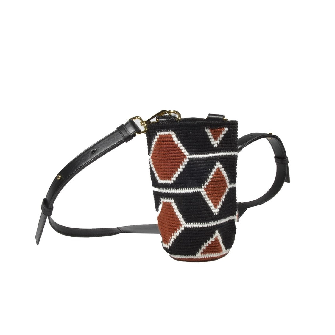 Colville Geometric Patterned Handcrafted Cotton Bucket Bag