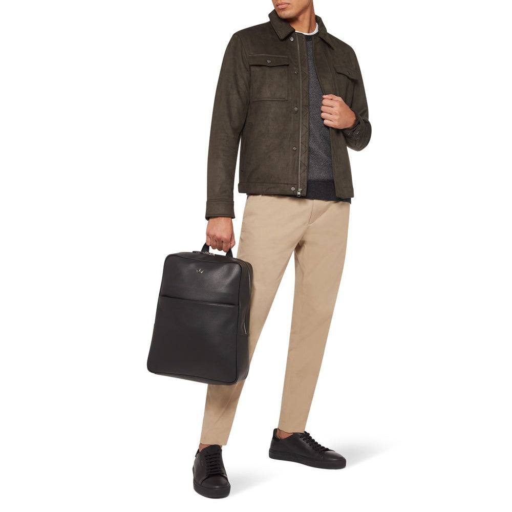 Roderer Award Backpack - Italian Leather Black