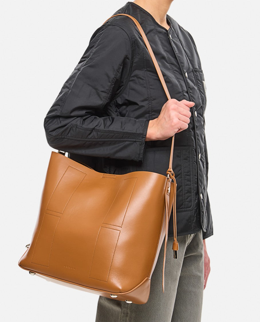 Hogan Brown H01r Hobo Medium Bag