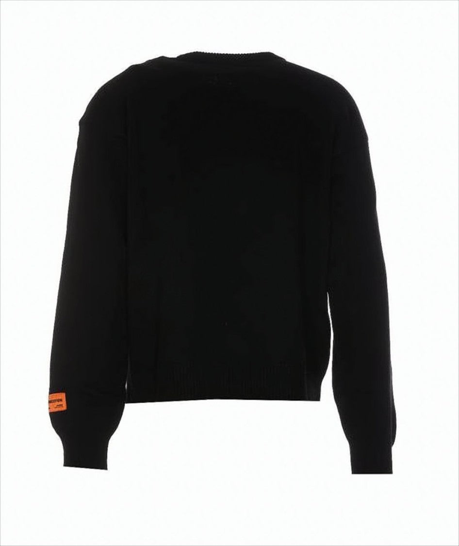 Heron Preston Heron Bird Graphic Sweater With Classic Crew Neckline