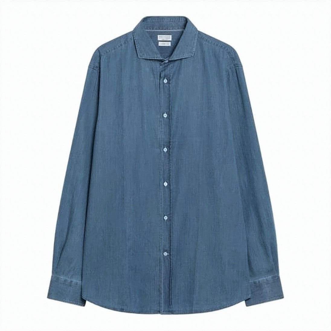 Brunello Cucinelli Long-Sleeve Casual Shirt With Classic Collar By Brunello Cucinelli