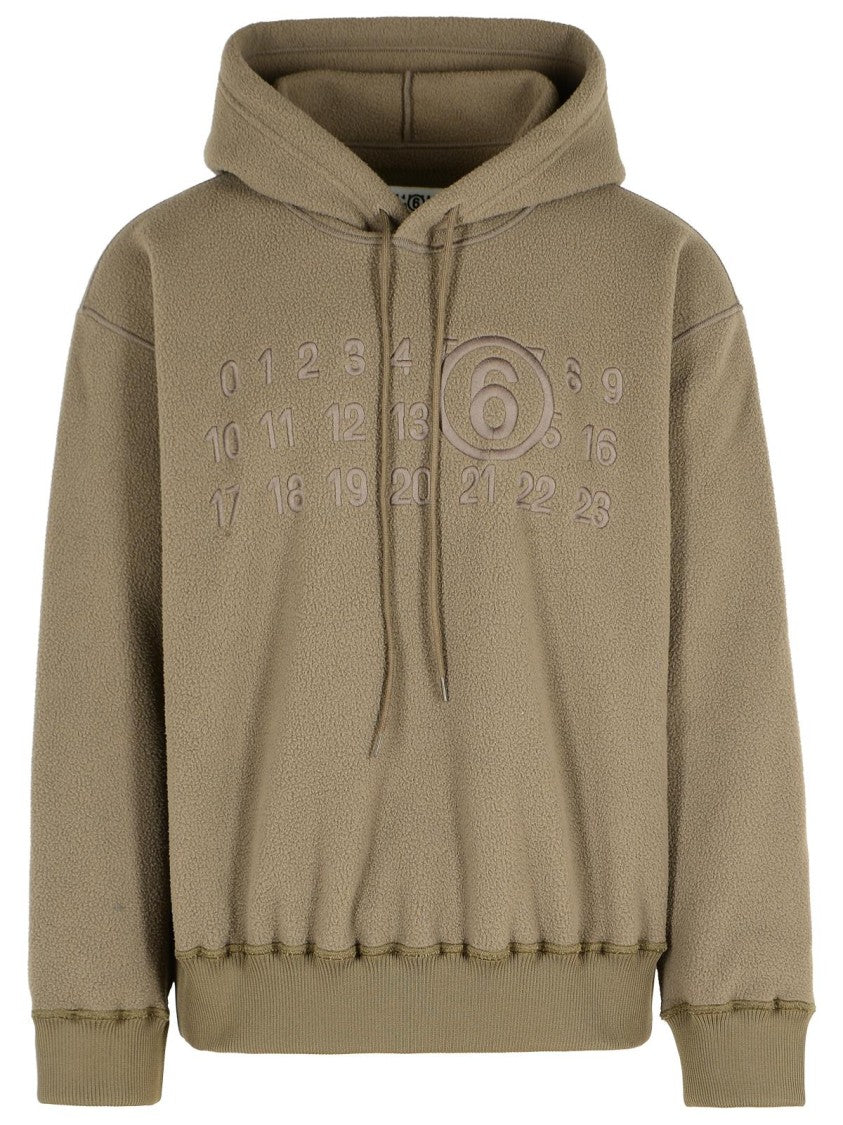 Mm6 By Maison Margiela Taupe Polyester Sweatshirt