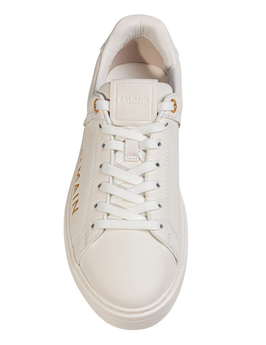 Balmain B Court White Leather Sneakers