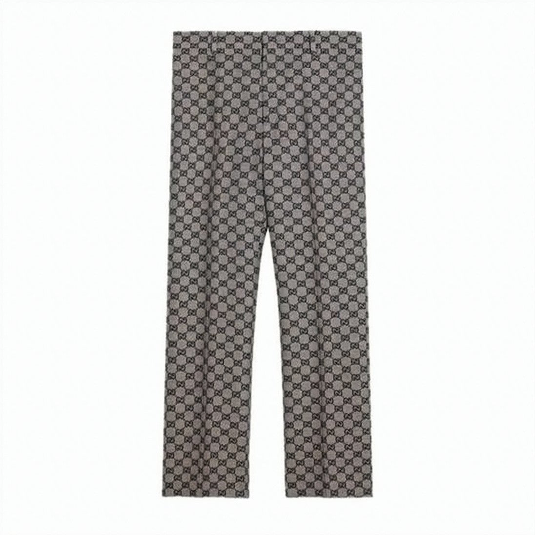Gucci Geometric Patterned Straight-Leg Pants With Tailored Fit