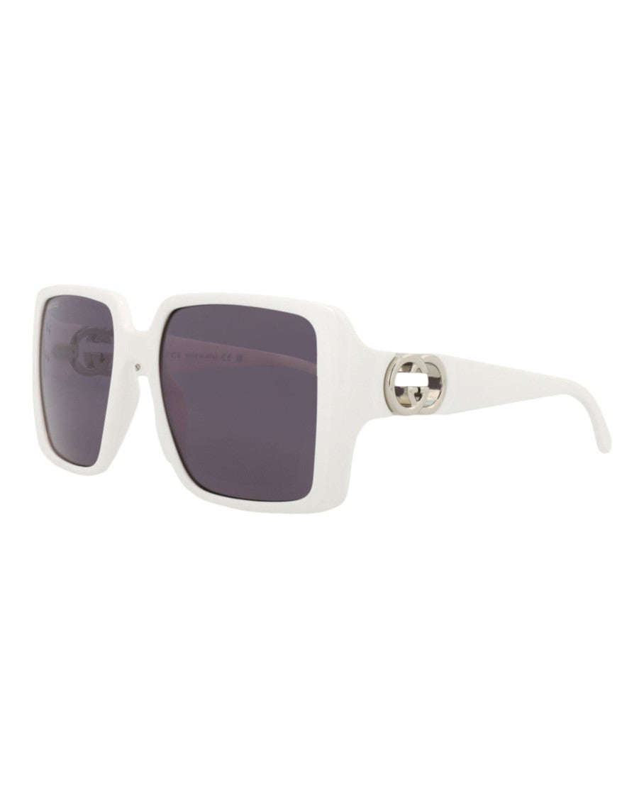 Gucci Square-Frame Injection Sunglasses
