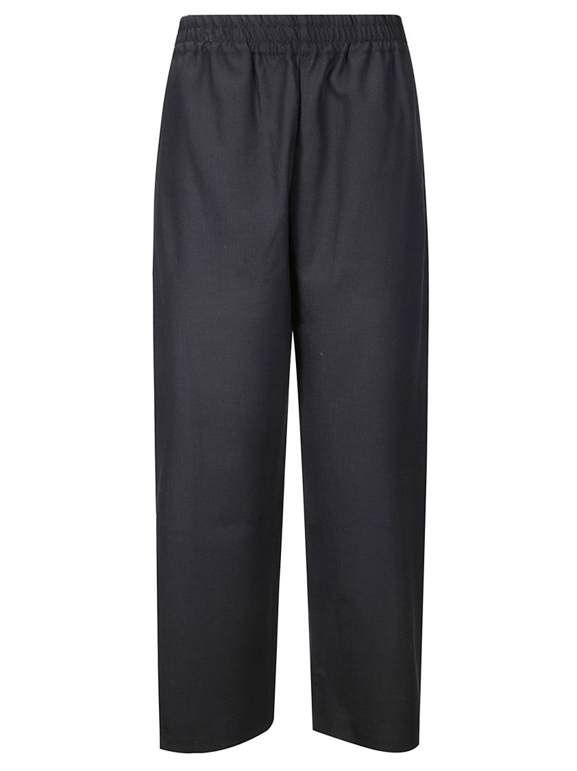 Studio Nicholson Wide Leg Trousers With Side Slit