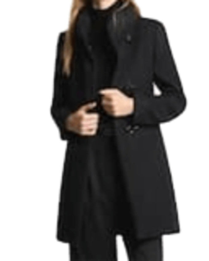 Fay Empire Line Black Coat