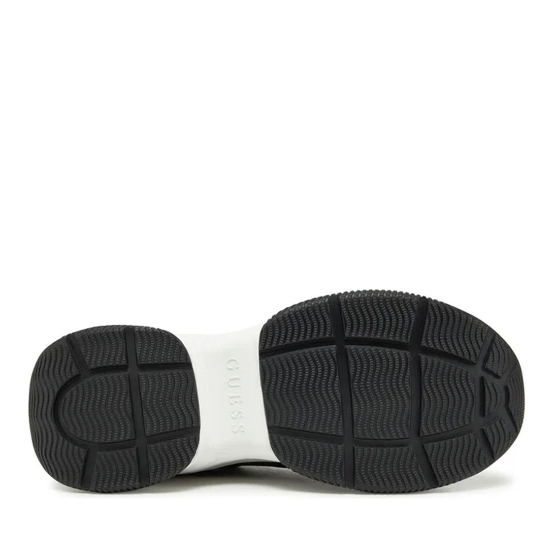 Guess Black Happy Embossed Logo Chunky Sneakers