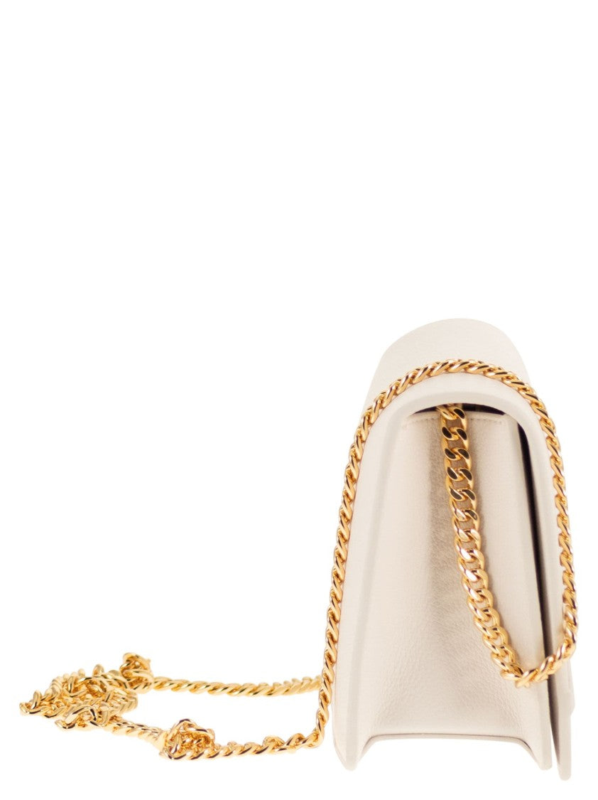 Elisabetta Franchi Compact Leather-Effect Shoulder Bag
