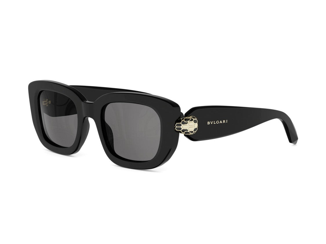 Bulgari Bv40087i Oversized Gold Snakehead Square Sunglasses