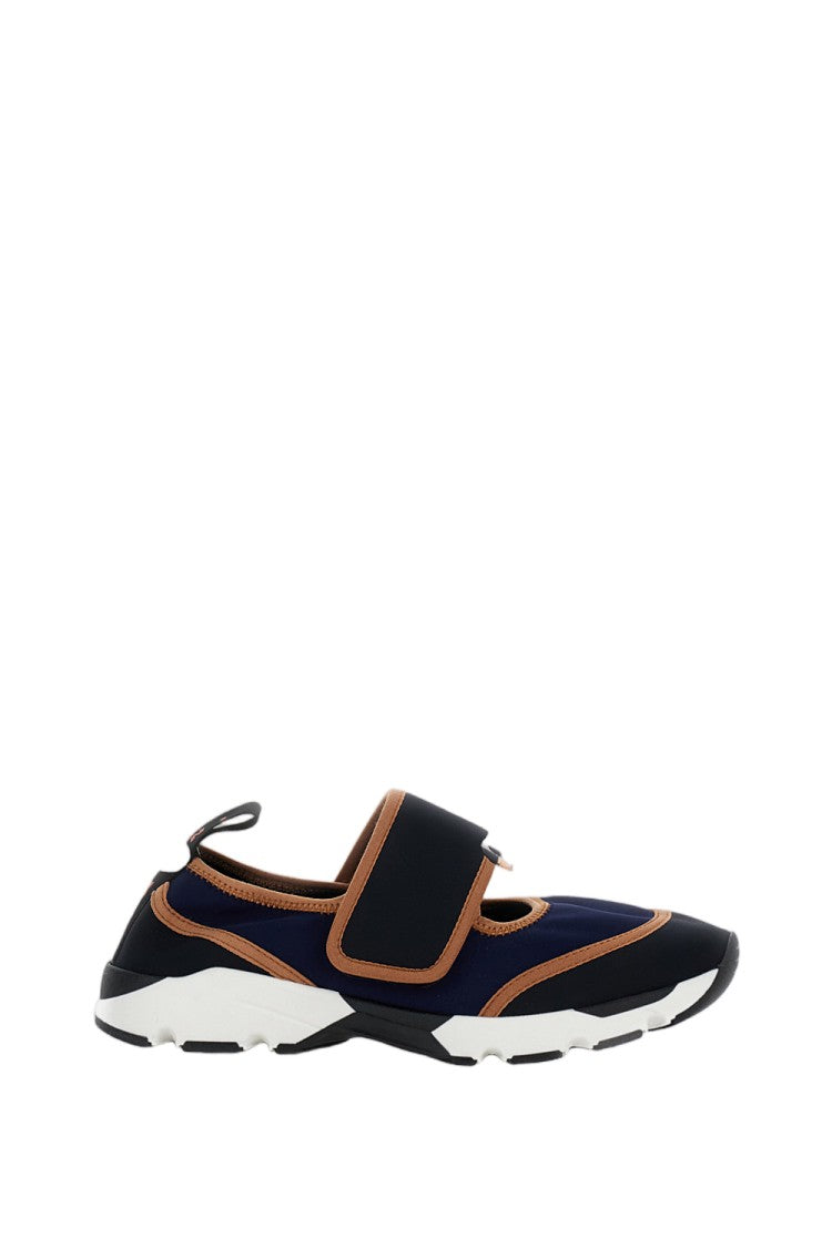 Marni Hybrid Mary Jane Ballet Flat And Running Sneakers
