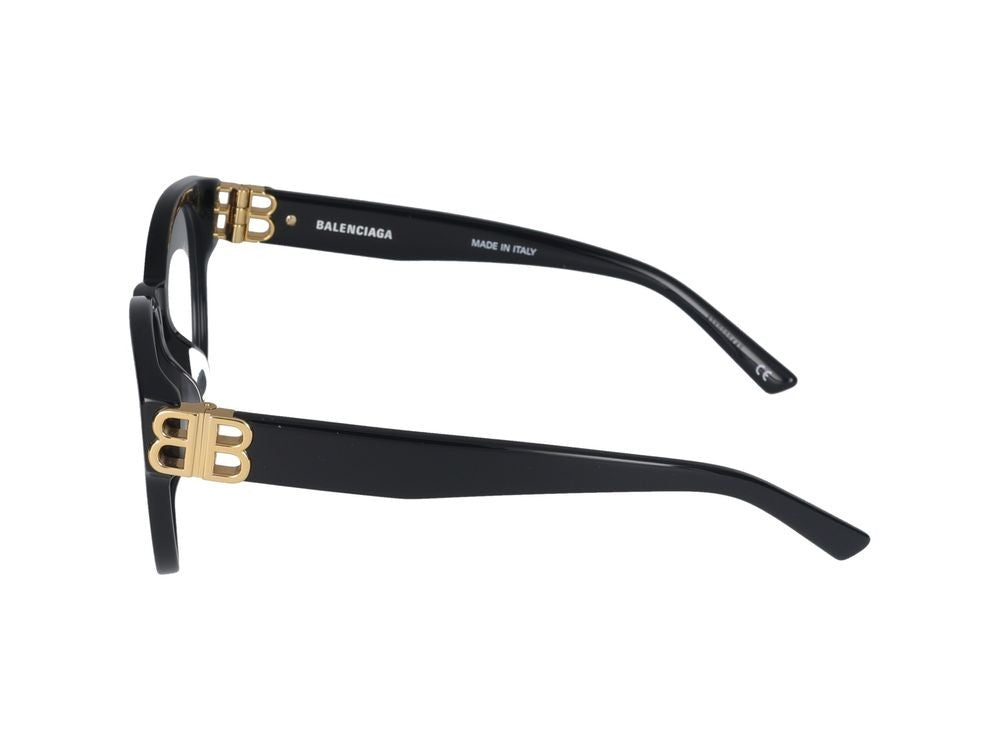 Balenciaga Eyeglasses Bb0173o 001 Black Black Transparent 51/19/140