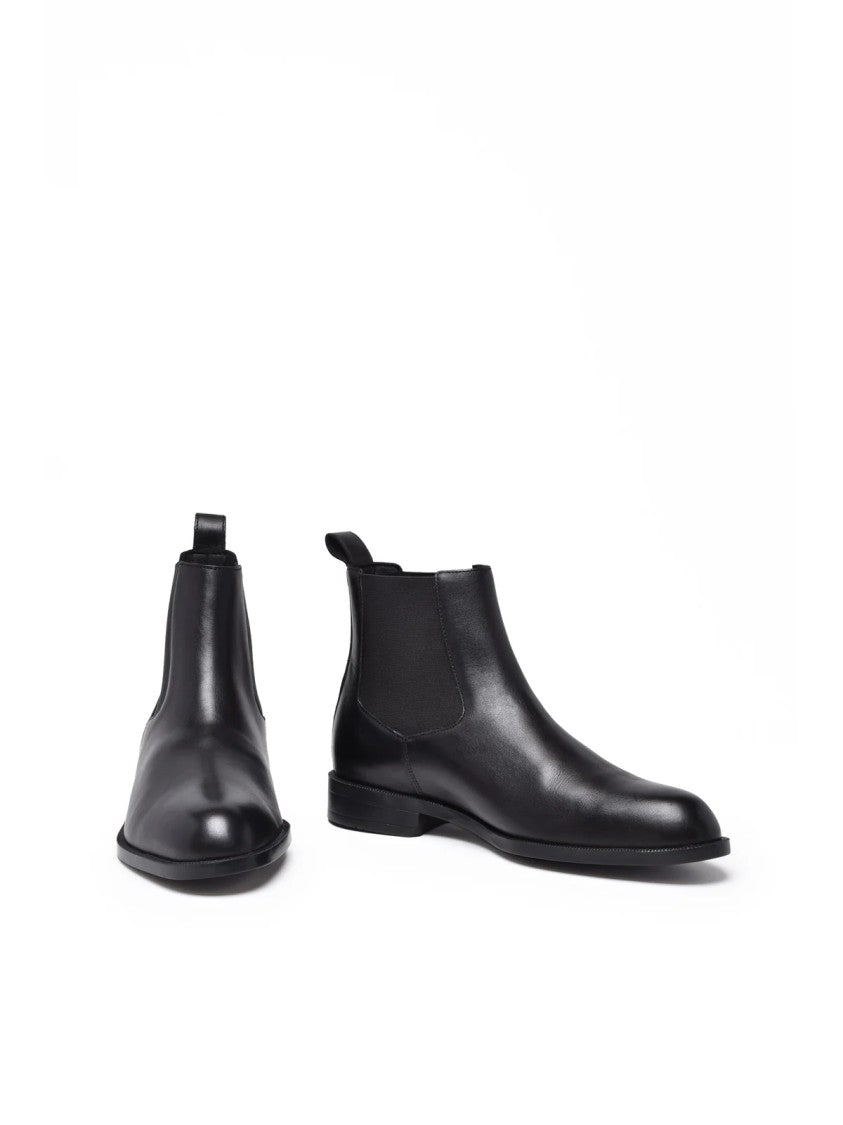 Boss Black Leather Chelsea Boots