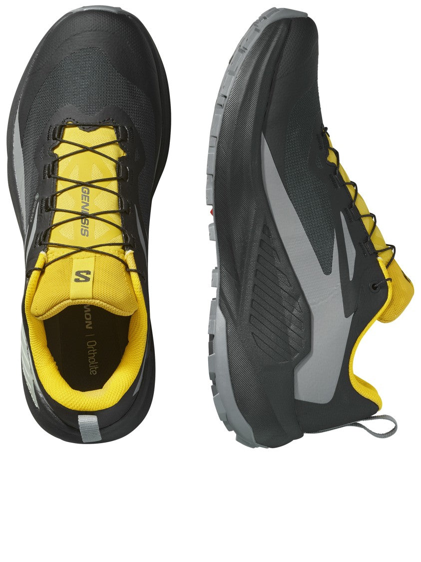 Salomon Black/Grey Genesis Gtx Trail Sneakers