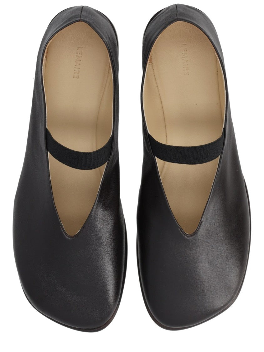 Lemaire Glove Minimalist Single Strap Flats