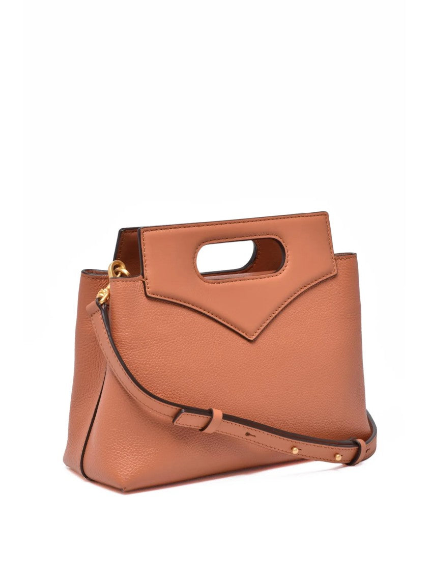 Mcm Leather Handles Shoulder Bag