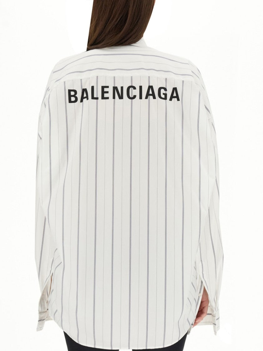 Balenciaga Premium Oversized Shirt With Iconic Logo