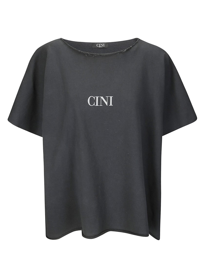 Cini Commodus Short-Sleeved Cotton Sweatshirt