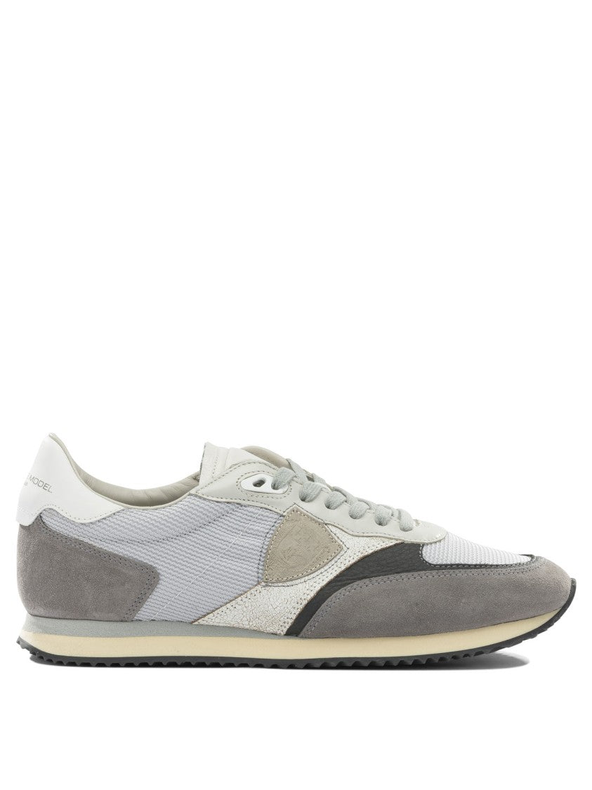 Philippe Model Paris Low-Profile Sneakers With Mesh