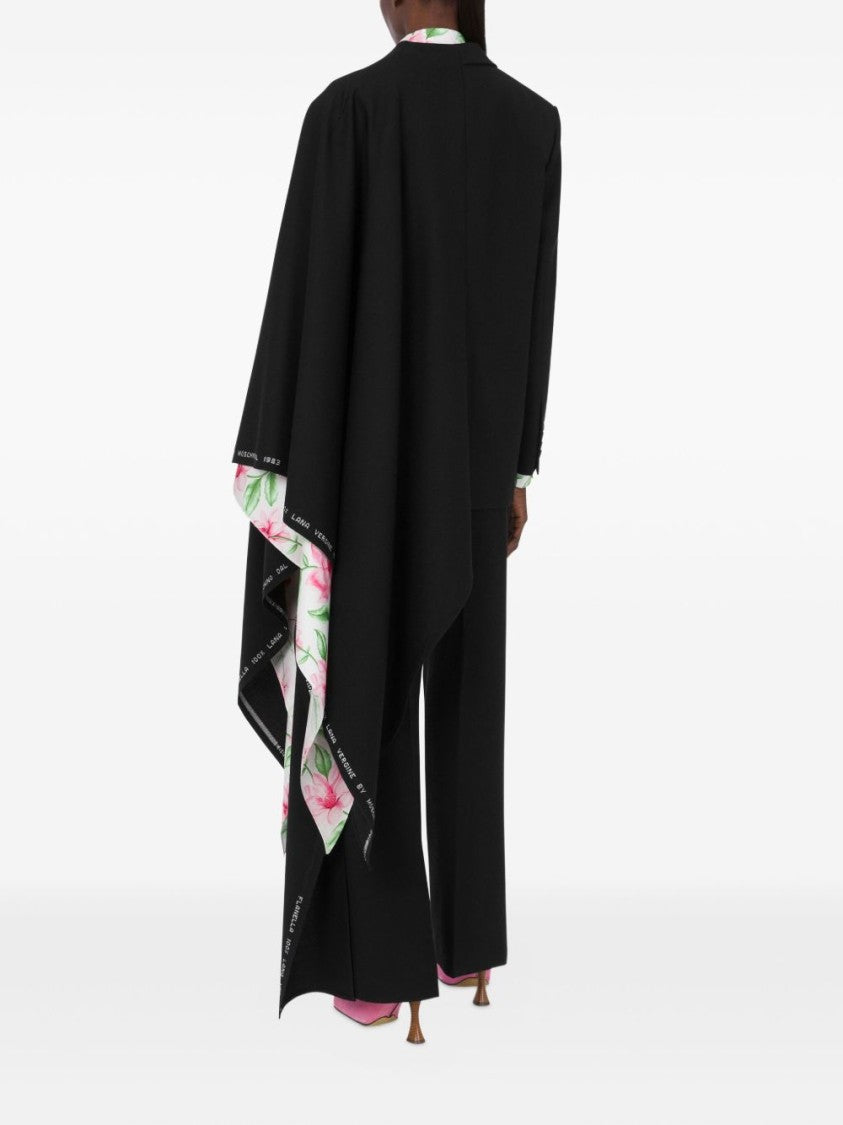 Moschino Asymmetric Drape Jacket