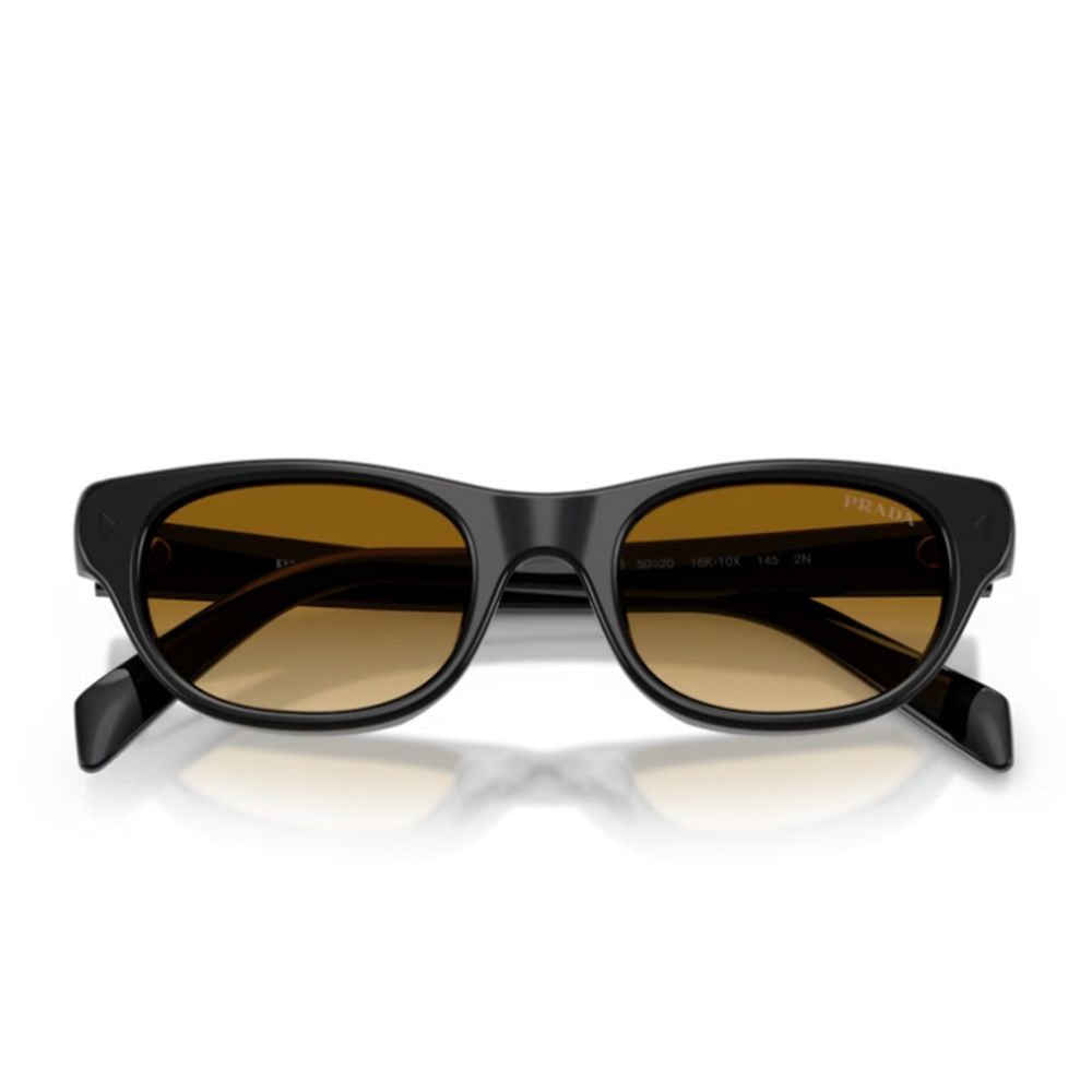 Prada Cat-Eye Sunglasses With Glossy Black Acetate Frame