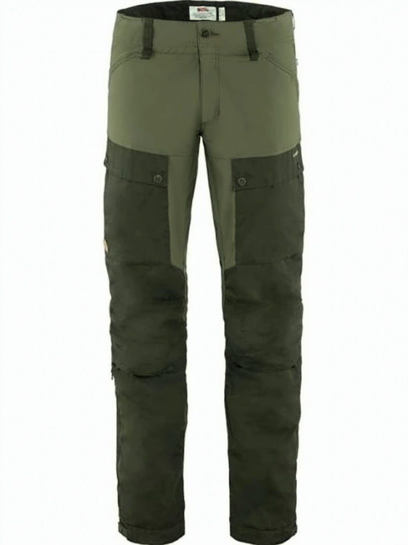 Fjallraven Two-Tone Straight Pants With Structured Fit