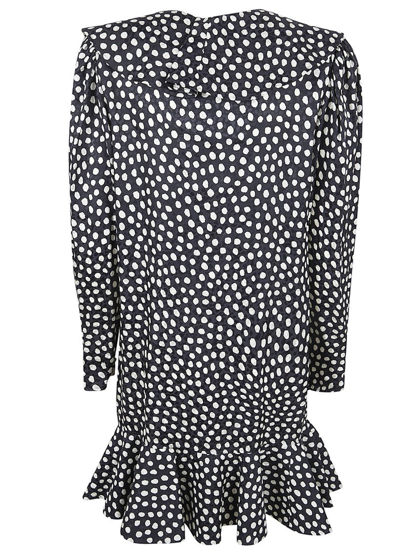 Chloé Mini Dress With Long Sleeves And Ruffled Accents
