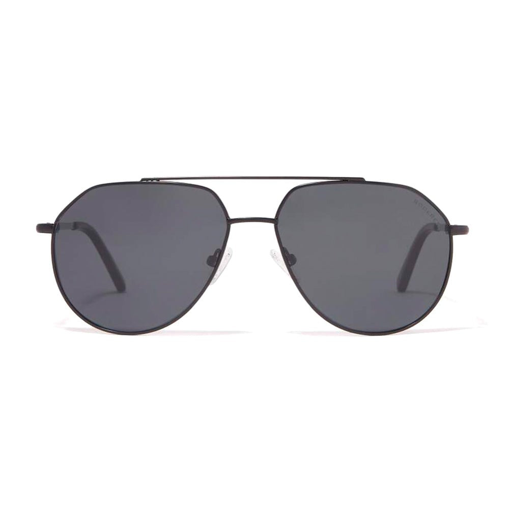 Roderer Edgar Aviator Polarized Sunglasses - Black Matt / Black