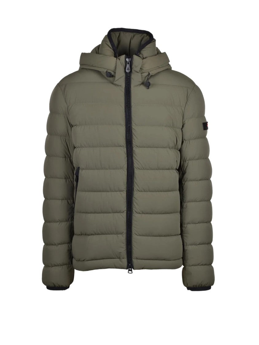 Peuterey Military Green Boggs Ns Down Polyamide Jacket
