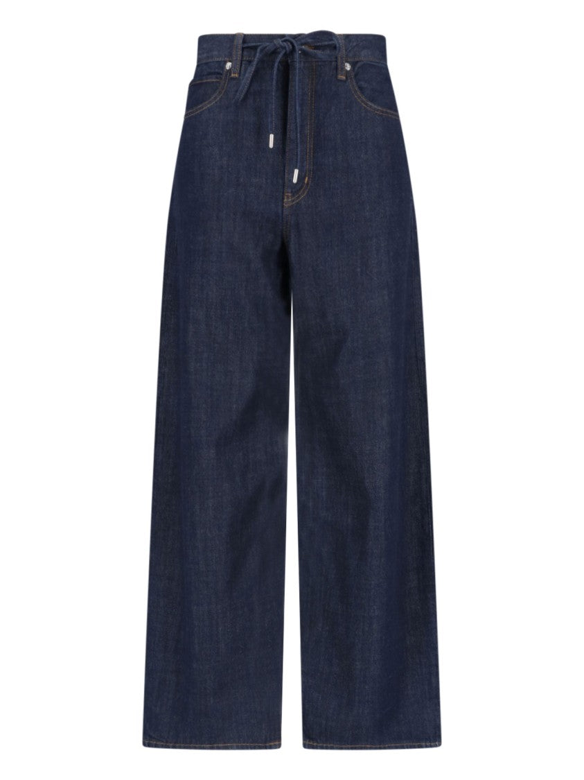 Frame Blue The Bow Straight Leg Jeans