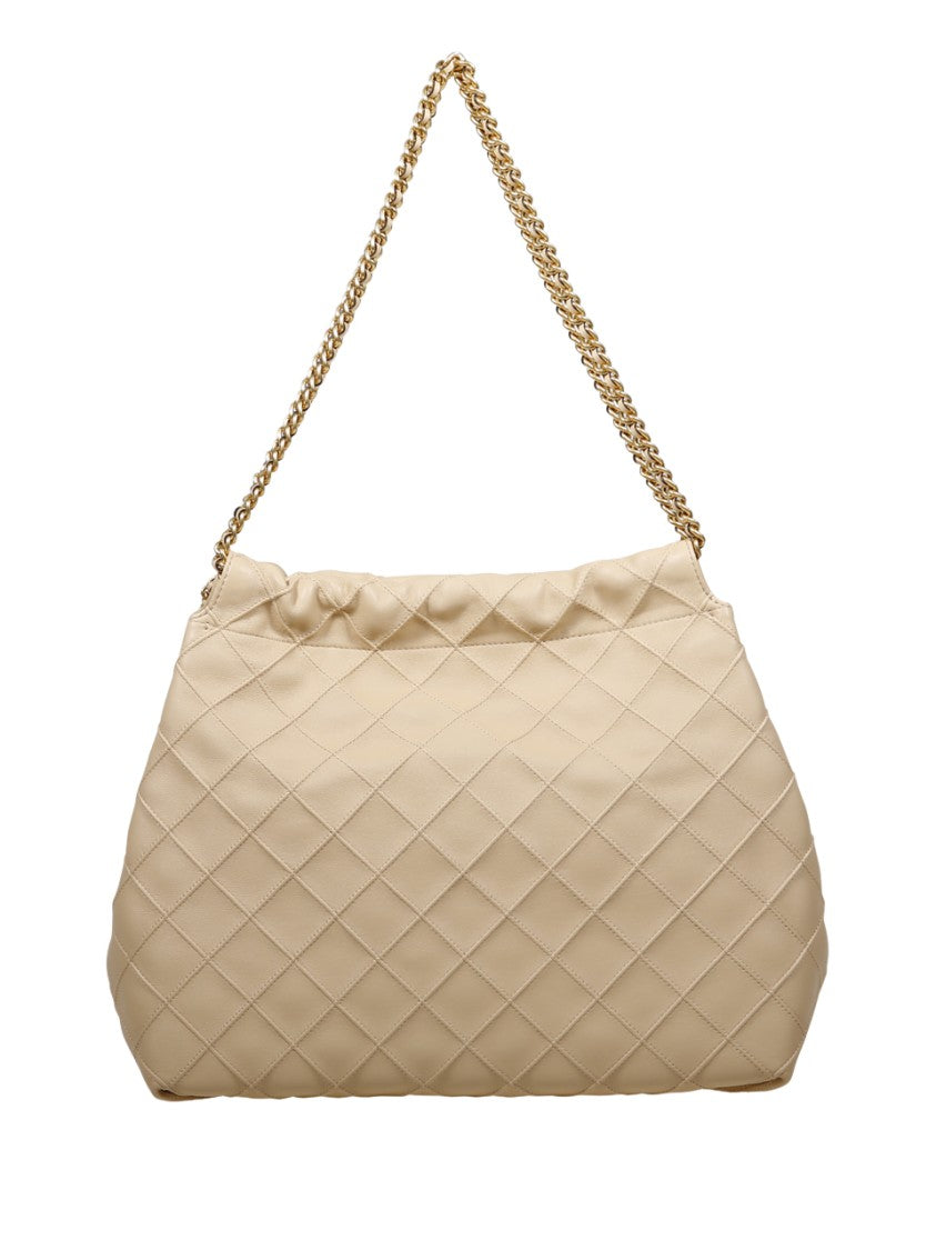 Tory Burch Quilted Hobo Bag With Chain Strap
