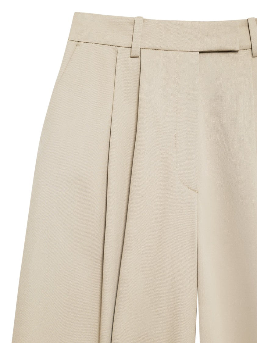 Anine Bing Wide-Leg High Waisted Trousers With Structured Design