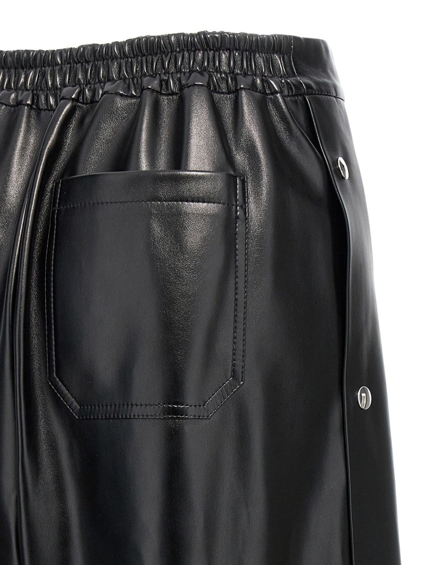 Stella Mccartney Alter Mat Leather-Effect Wide Leg Trousers