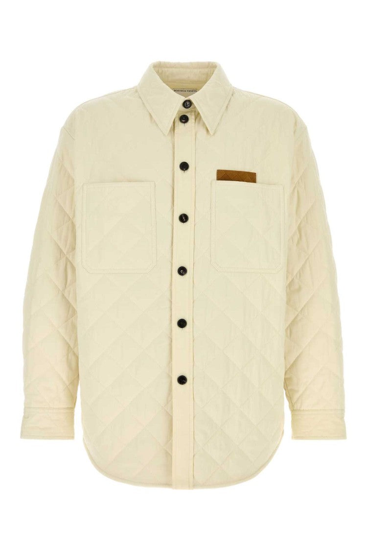 Bottega Veneta Ivory Tech Cotton Jacket