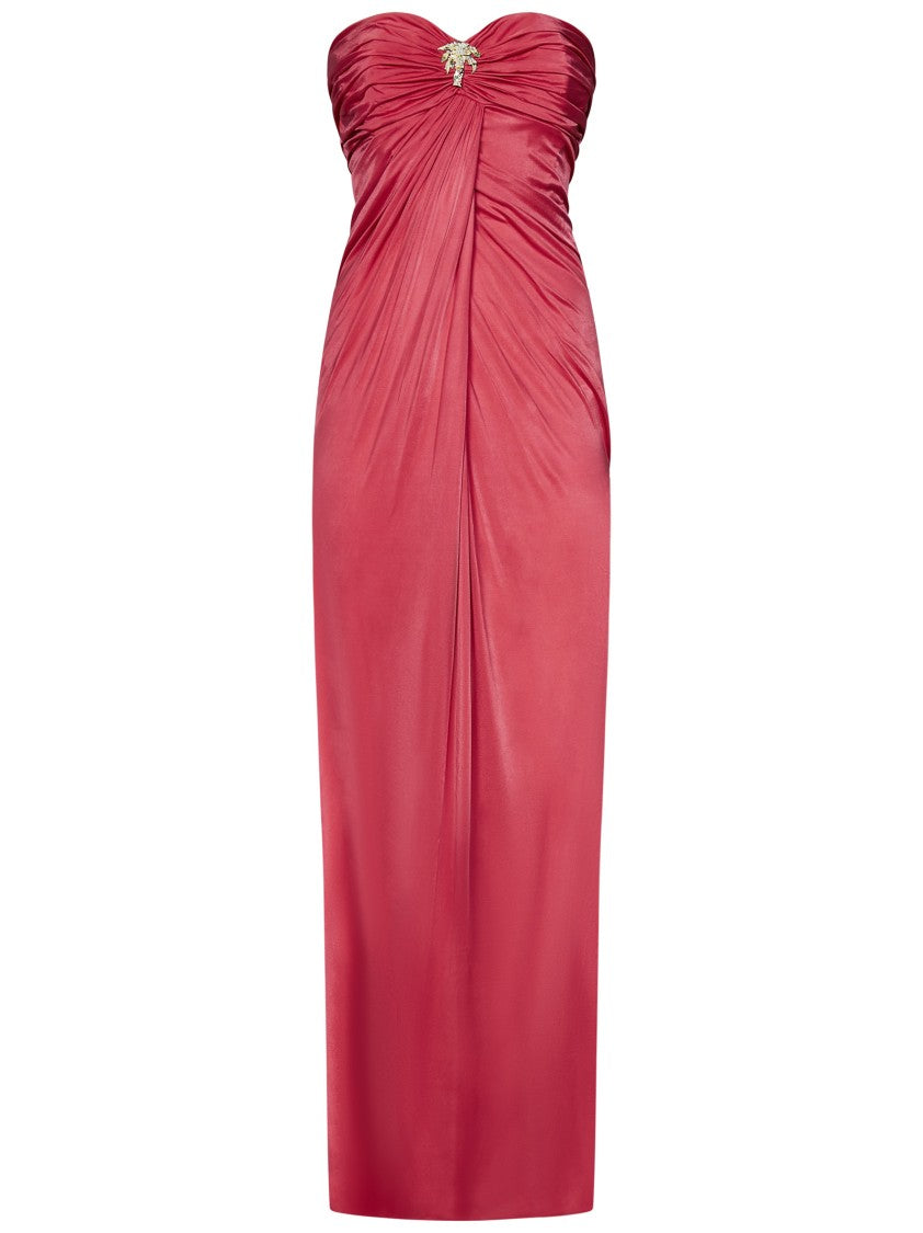 Zuhair Murad Strapless Red Bustier Dress