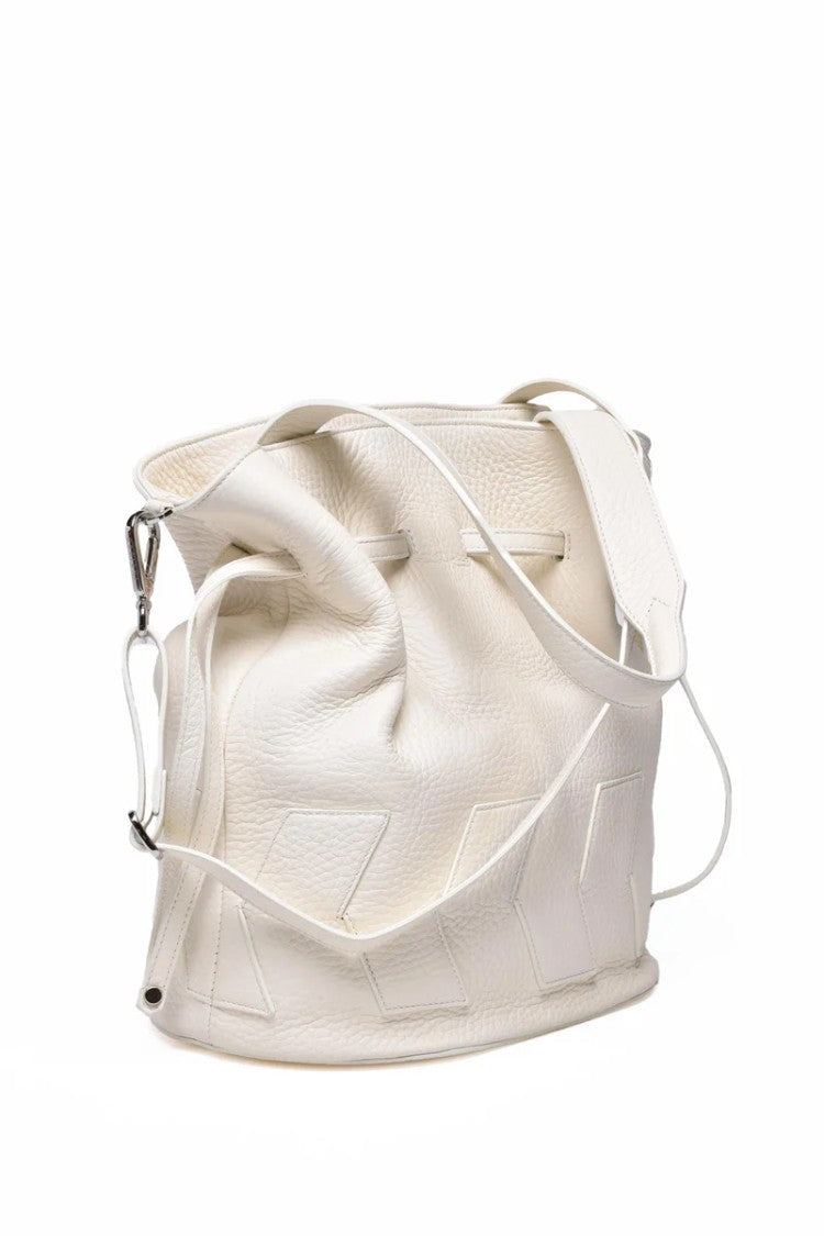 Orciani Shoulder Bucket Bag - White