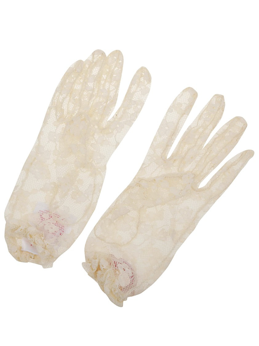 Valentino Garavani Ruffled Lace Gloves