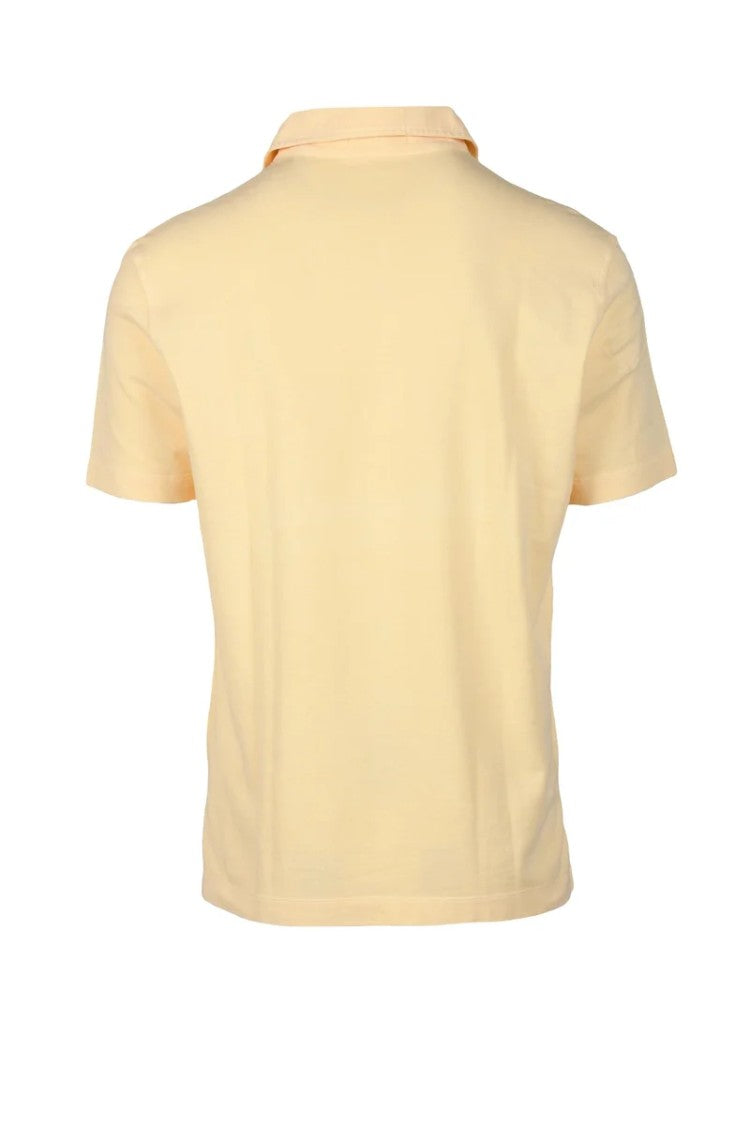 Drumohr Yellow Cotton Polo