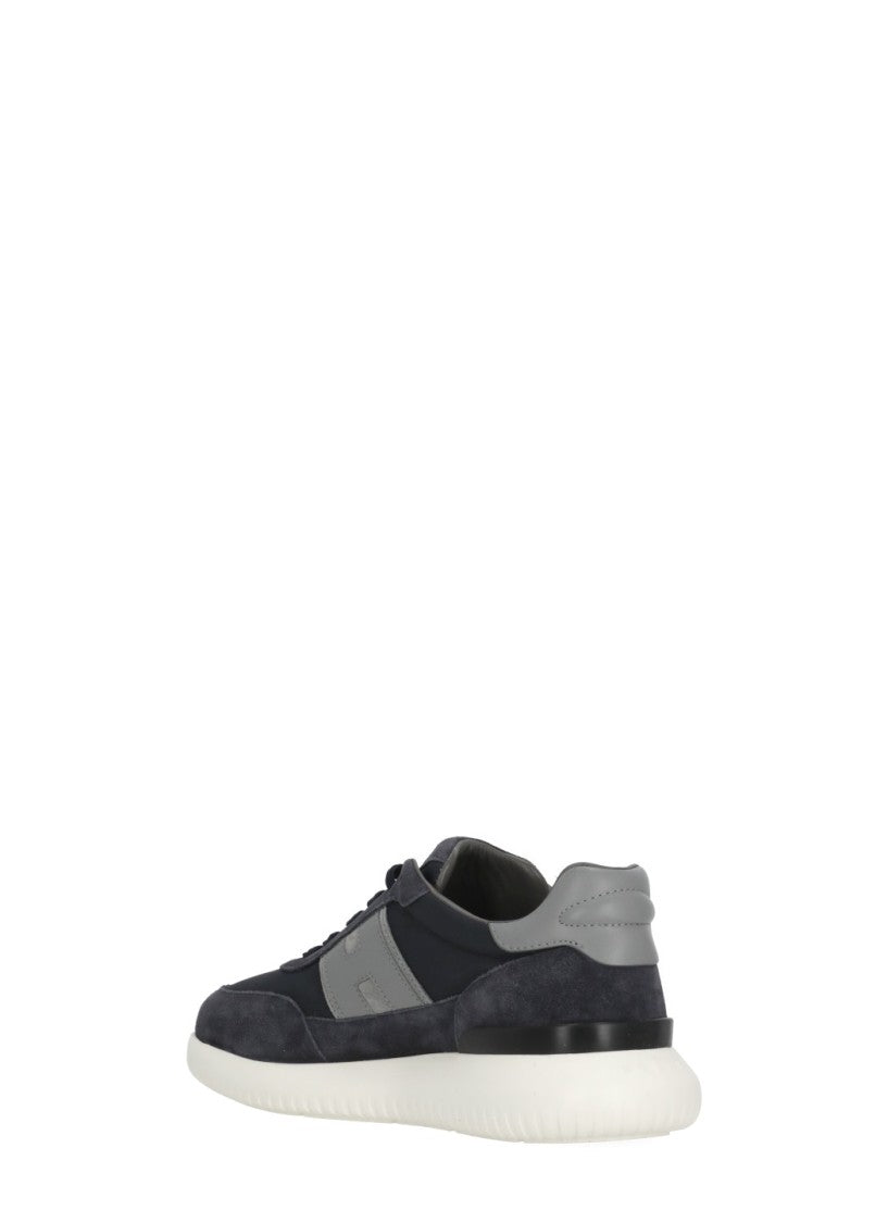 Hogan Blue H709 Tech Fabric Sneakers