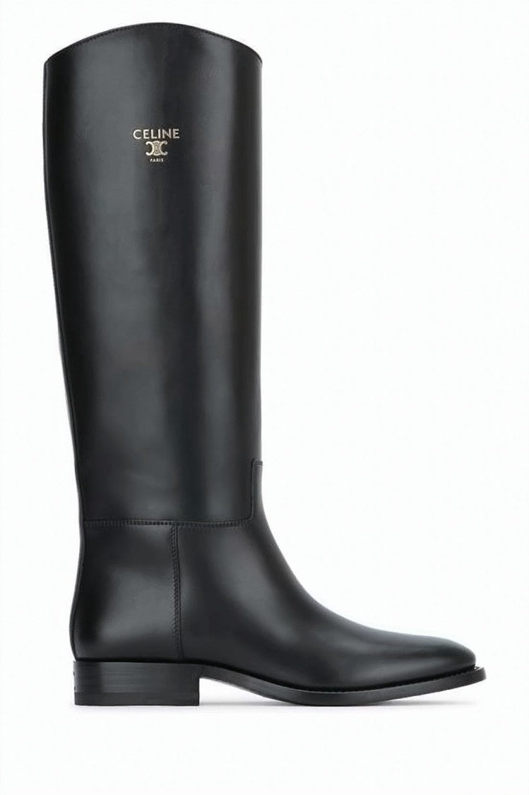 Celine Tall Calf Leather Boots
