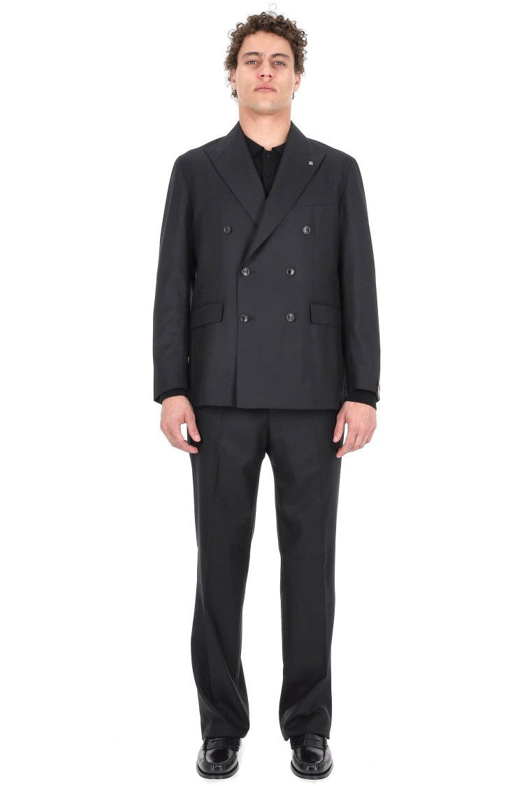 Tagliatore New York Model Super 120’S Wool Double-Breasted Dress