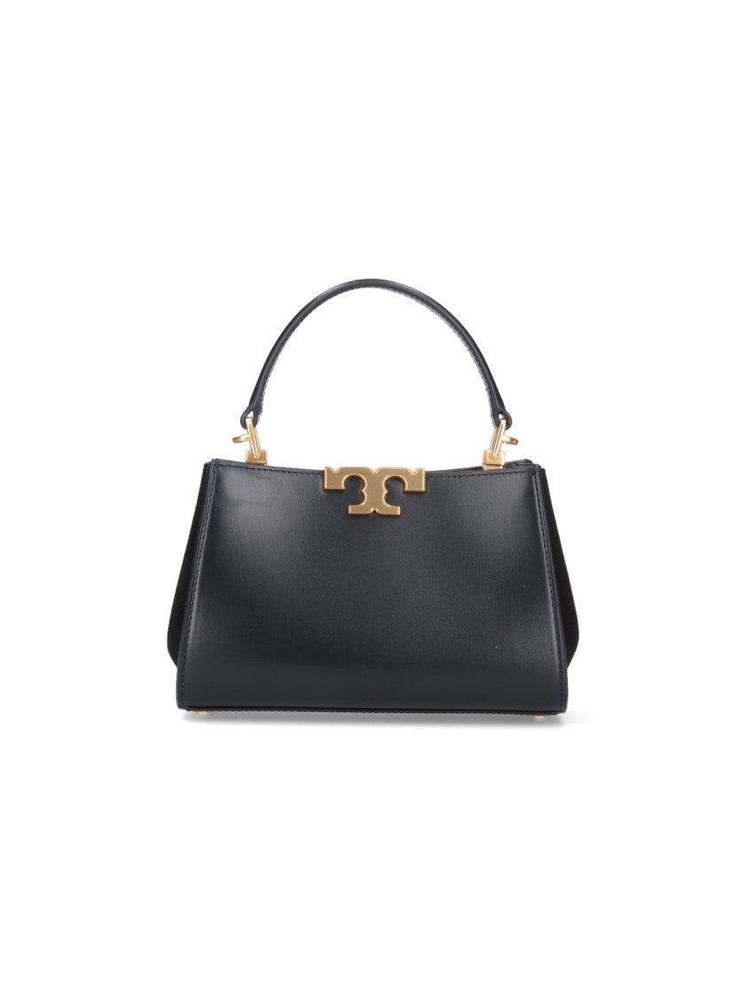 Tory Burch Bauletto Mini 'Eleanor' Handbag With Suede Panels