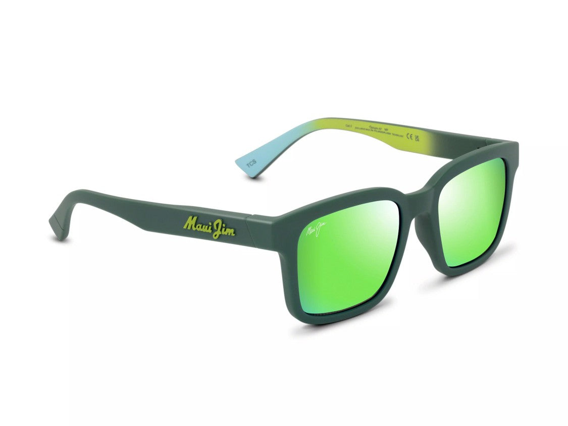 Maui Jim Black Mj0659sa Rectangular Gradient Sunglasses