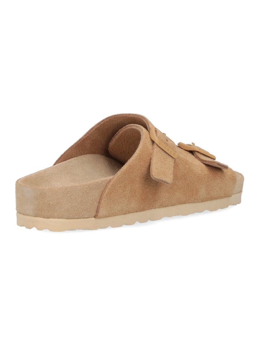 Birkenstock Zürich Sandals In Beige Suede