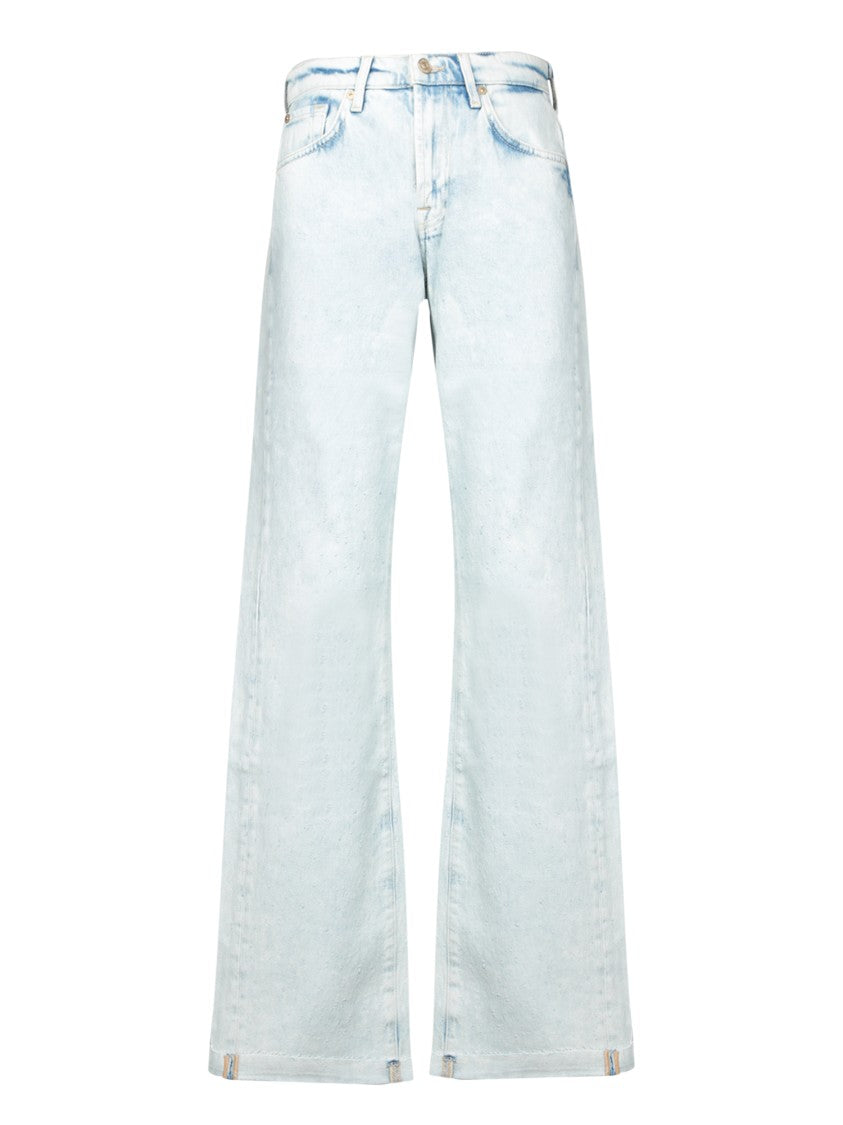 7 For All Mankind Relaxed Fit Blue Denim Jeans