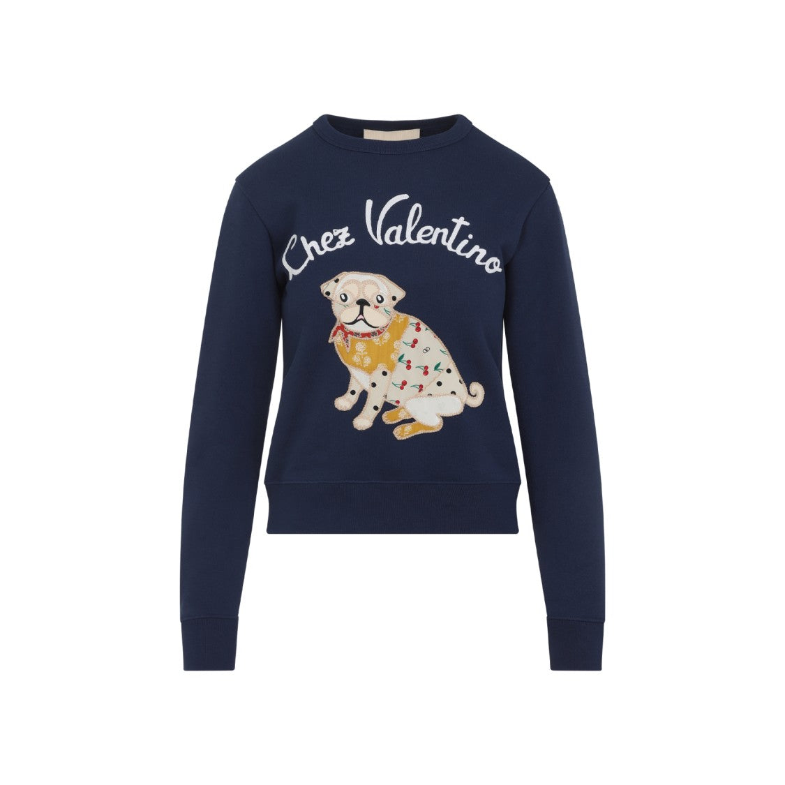 Valentino Dog Graphic Cotton Sweatshirt